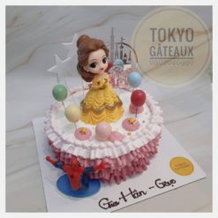 Công chúa Bell váy hồng sz18 1