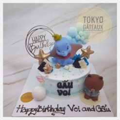 Voi Dumbo gấu Brown 1