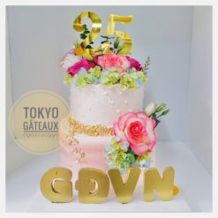 Bánh sinh nhật Hồng Song Hỷ 2 Tầng