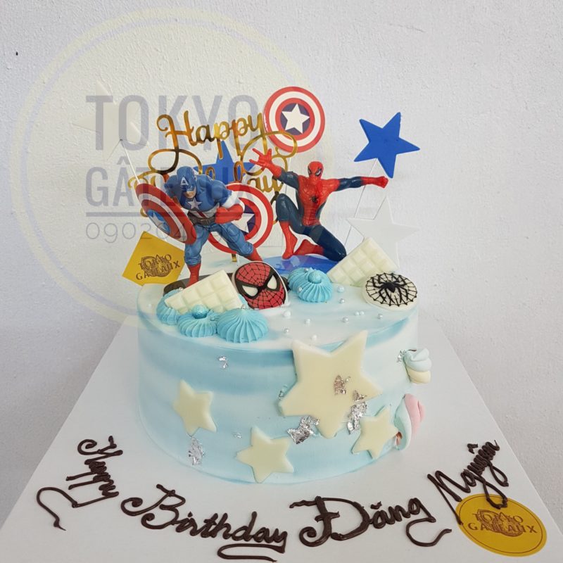 Bánh sinh nhật bộ đôi siêu nhân