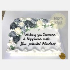 Bánh sinh nhật vườn hồng trà