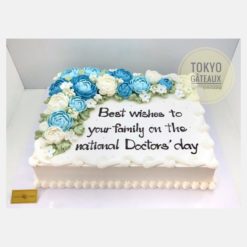 Bánh sinh nhật vườn hồng trà