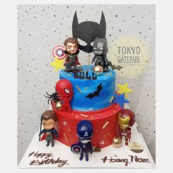 Bánh sinh nhật biệt đội Avenger 2 tầng