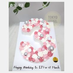 Bánh sinh nhật Tạo Hình Số 3D