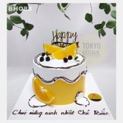 Bánh sinh nhật Cam 2D