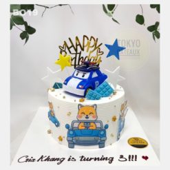 Bánh sinh nhật Robocar Poli