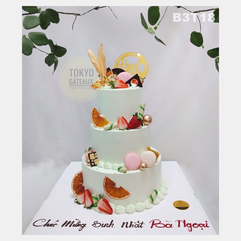 Bánh sinh nhật Tháp Trái Cây
