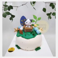Bánh sinh nhật Bé Mèo Ngồi Giỏ