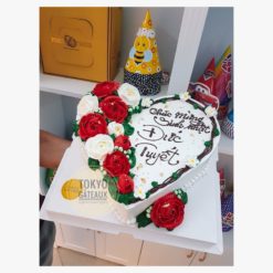 Bánh sinh nhật Trái Tim Hoa Hồng