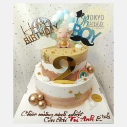 Bánh sinh nhật Baby Chuột 2 Tầng