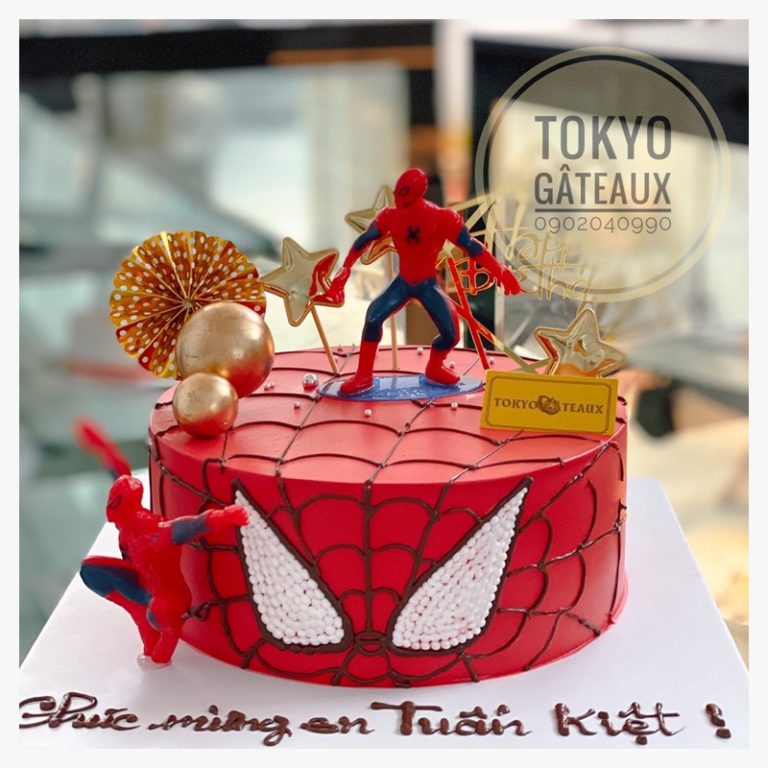 bánh sinh nhật tạo hình spider man 2