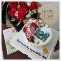 bánh vường hoa in ảnh sz22-420