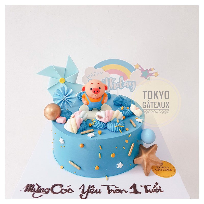 Bánh sinh nhật Heo Con Ngây Thơ