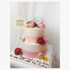 Bánh sinh nhật Hoa Hồng 2 Tầng
