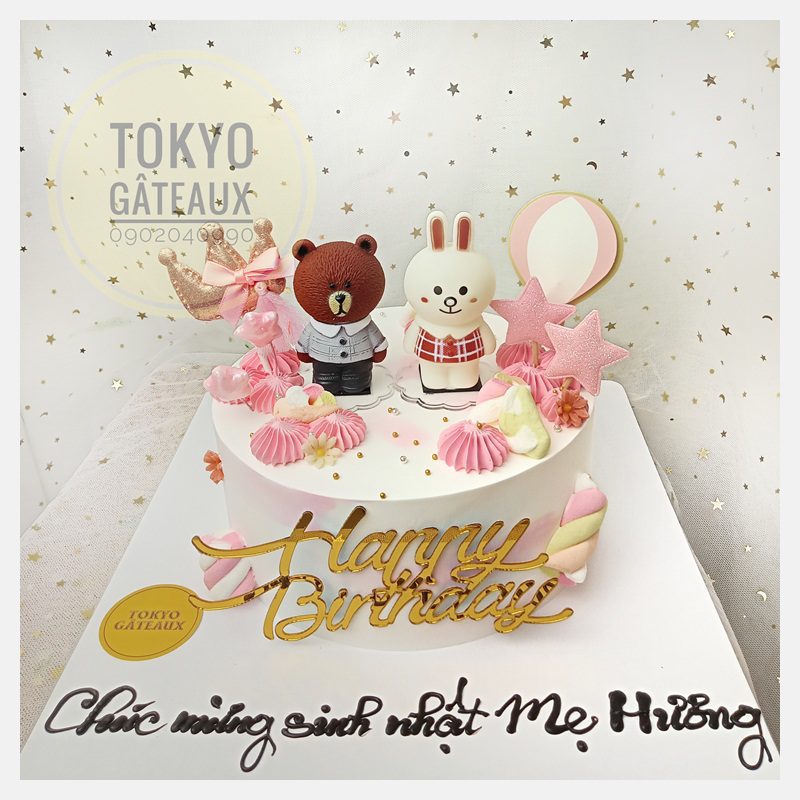 Bánh sinh nhật Cony & Brown
