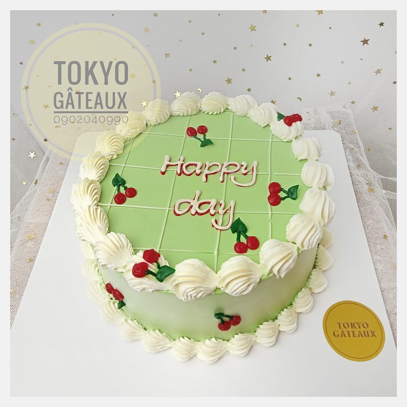 ✓BSNHD15 - Bánh sinh nhật trang trí Cherry Sz16 - Tokyo Gâteaux ...