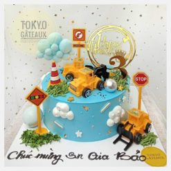 Bánh sinh nhật Cần Cẩu Máy Xúc