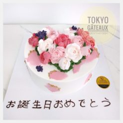 Bánh sinh nhật Vườn Hoa Sắc Màu