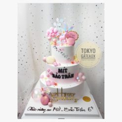 Bánh sinh nhật Unicorn Bập Bênh 3 Tầng