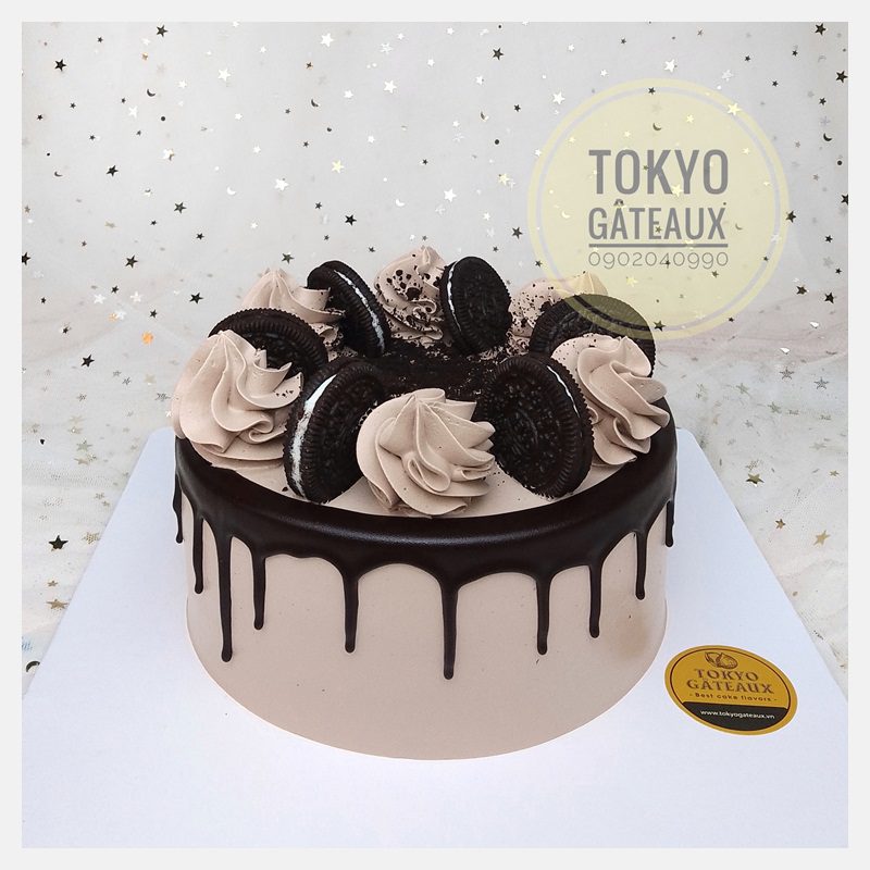 BTSN5 - Bánh sinh nhật socola trang trí Oreo Sz16 - Tokyo Gâteaux ...