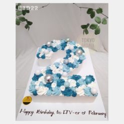 Bánh sinh nhật Tạo Hình Số 3D