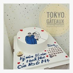 Bánh sinh nhật Đám cưới trái tim sz20.