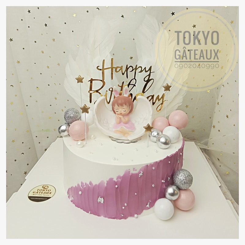 BTN16  Bánh sinh nhật Thiên thần nhỏ Sz16  Tokyo Gâteaux  Đặt lấy ngay  tại Hà Nội