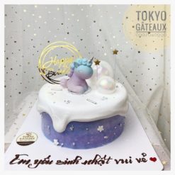Bánh sinh nhật Unicorn Tím Mộng Mơ