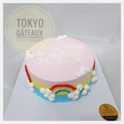 Bánh sinh nhật Cầu Vồng Dễ Thương