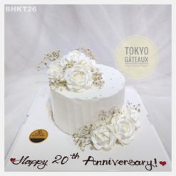 Bánh sinh nhật Hoa hồng trắng sang trọng