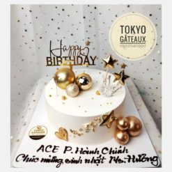 Bánh sinh nhật Sao vàng lấp lánh