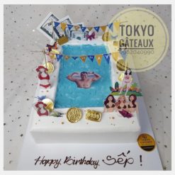 Bánh sinh nhật Hồ bơi đại gia