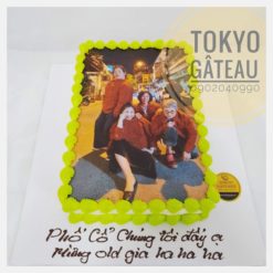 Bánh sinh nhật In ảnh đơn giản