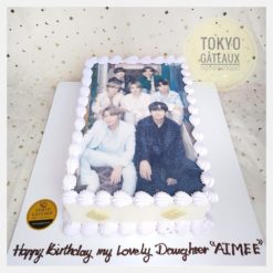 Bánh sinh nhật In ảnh đơn giản