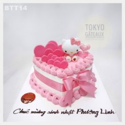 Bánh sinh nhật Kitty Hồng Baby