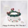 Bánh sinh nhật Vòng hoa Giáng sinh