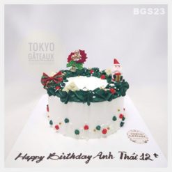 Bánh sinh nhật Vòng hoa Giáng sinh