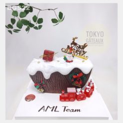 Bánh sinh nhật Thân cây tuyết