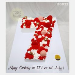 Bánh sinh nhật Tạo Hình Số 3D