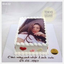 Bánh sinh nhật In ảnh đơn giản