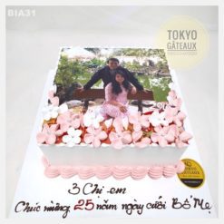 Bánh sinh nhật In ảnh hiện đại