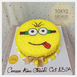 Bánh sinh nhật Vẽ hình Minion tinh nghịch