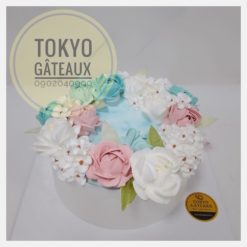 Bánh sinh nhật Vườn hoa hồng