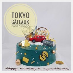 Bánh sinh nhật Đại gia oto đỏ