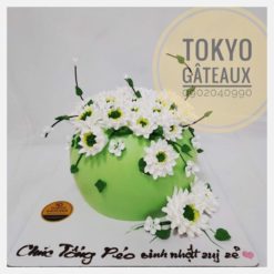 Bánh sinh nhật Bình hoa tiểu cúc