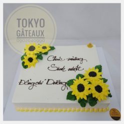 Bánh sinh nhật Đóa hoa hướng dương