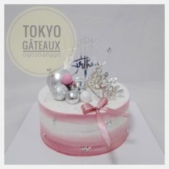 Bánh sinh nhật Vương miện màu hồng