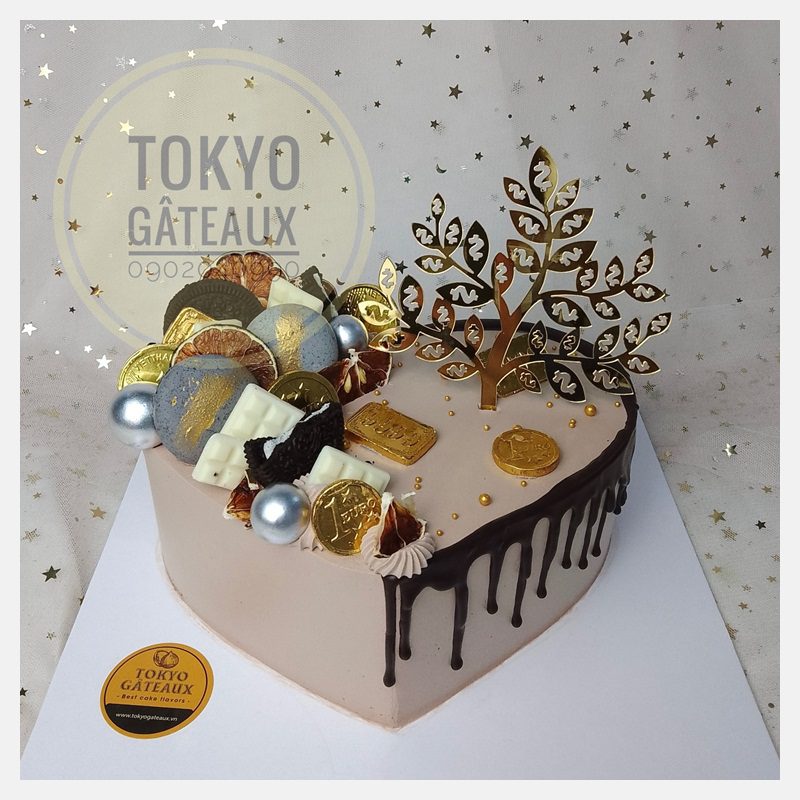 Bánh sinh nhật Macaron socola ngọt ngào