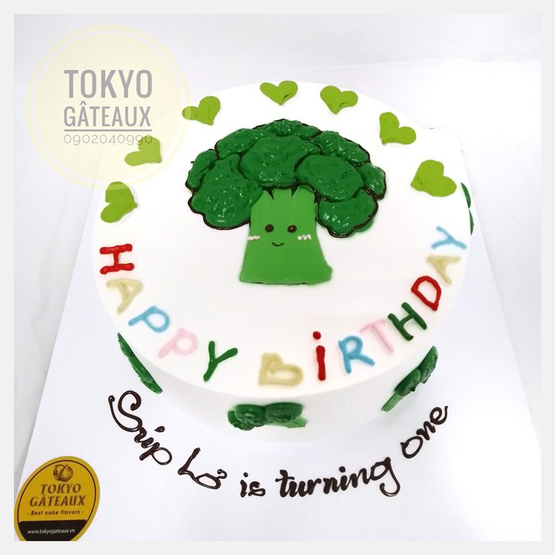 Bánh sinh nhật Súp lơ cute