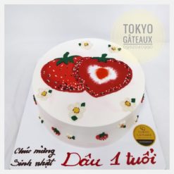 Bánh sinh nhật Dâu tây xinh xắn